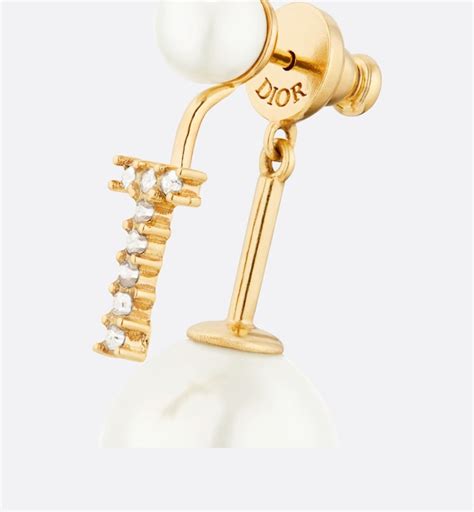 dior abc earrings|My ABCDior Tribales Letter T Earring Gold.